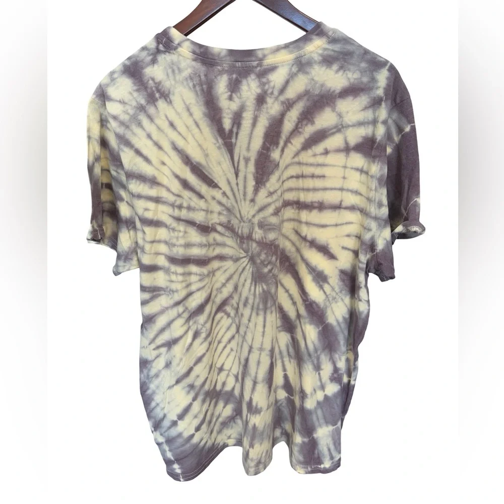 NEW! Cobra Kai Graphic Tie-Dye Tee in Pale Yellow & Gray Size 3X - Picture 8 of 11